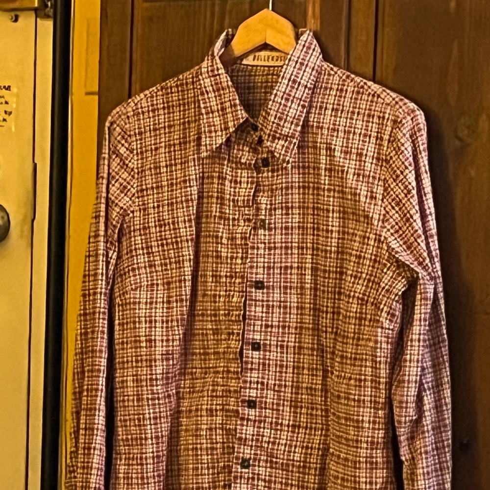 Beautiful BELLEROSE cool designer Australian plaid shirt US size 10 Aussie size5